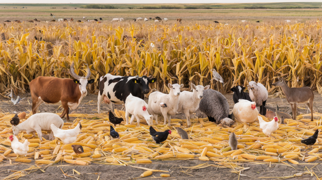 Yellow Corn for Animal Feed : Chickens, Cattle, Cows, Sheep, Goats, Deer & Livestock