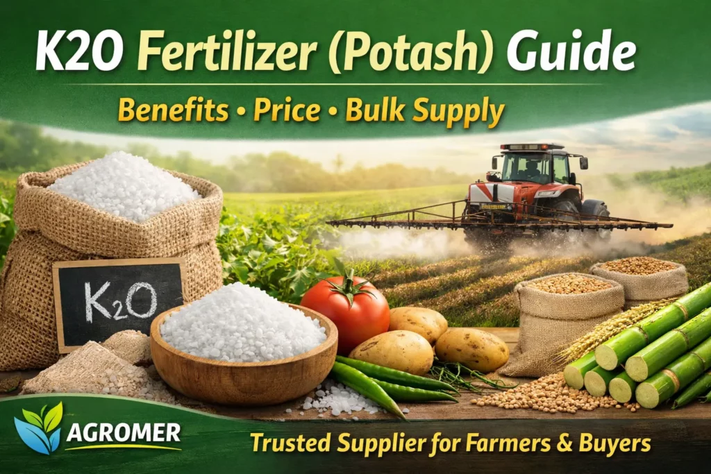 K2O Fertilizer (Potash) | Benefits, Price & Bulk Supply – Agromer