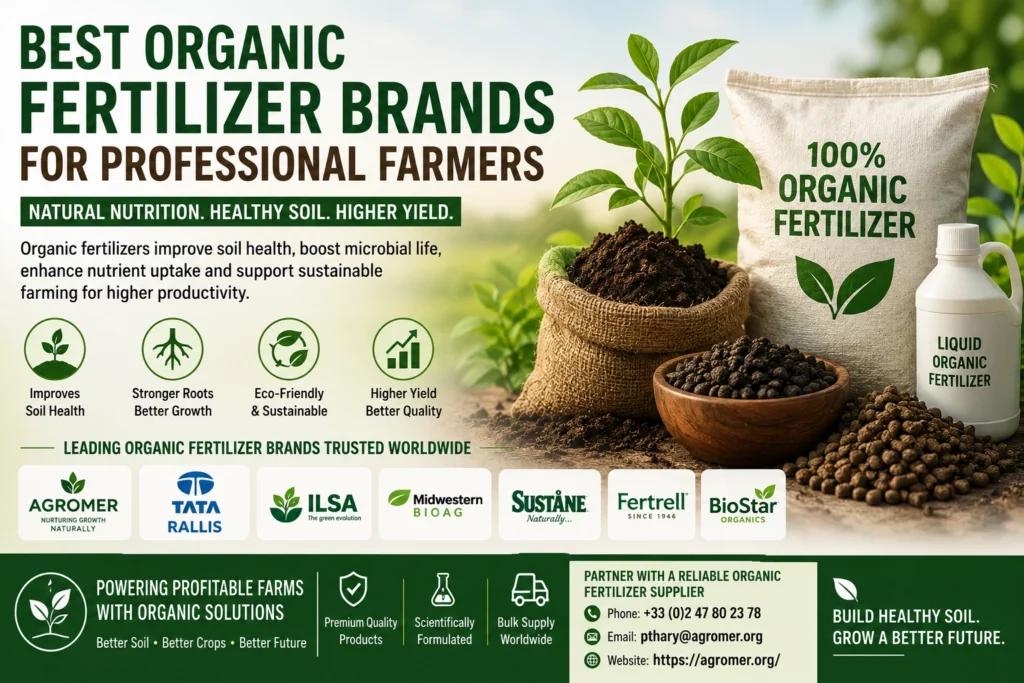 Best organic fertilizer brands for farmers
